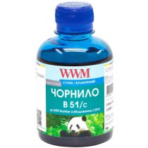 Чернила для Brother DCP-T300/T500W/T700W 200г Cyan Водорастворимые (B51/C)