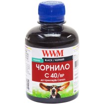 Чорнила для Canon PG-40Bk/PG-50Bk/PGI-5Bk 200г Black Пігментні (C40/BP)