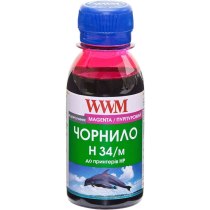 Чорнила для HP №22/121/122 100г Magenta Водорозчинні (H34/M-2)