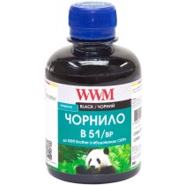 Чернила для Brother DCP-T300/T500W/T700W 200г Black Пигментные (B51/BP)