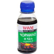 Чорнила для HP N10/13/14/82 100г Black Водорозчинні (H12/B-2)