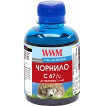 Чернила для Canon PFI-107С 200г Cyan Водорастворимые (C67/C)