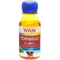 Чернила GI-490Y для Canon Pixma G1400/2400/3400 100г Yellow Водорастворимые (C49/Y-2)