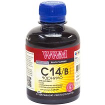Чернила для Canon CLI-451Bk/CLI-471Bk 200г Black Водорастворимые (C14/B) светостойкие