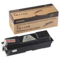 Туба с тонером Integral для Kyocera Mita FS-1030/1130 аналог TK-1130 Black (12100088)