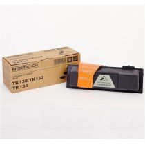 Туба с тонером Integral для Kyocera Mita FS-1300, аналог TK-130 Black 270г (12100034C) + Чип
