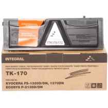 Туба с тонером Integral для Kyocera-Mita FS-1320D/1370DN аналог TK170/TK172 Black 240г (12100054)