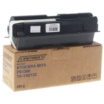 Туба с тонером IPM для Kyocera Mita FS-1300 аналог TK-130 Black 295г (TKKM80)