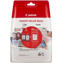 Картридж струйный CANON PG-46/CL-56 PHOTO VALUE PACK, для E404, E204, E304, ориг