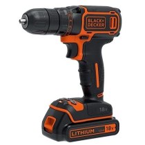 Шуруповерт BLACK&DECKER BDCDC18KB, 18V, 30Нм, Li-Ion, 2акк.