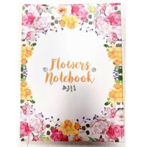 Блокнот "Flowers Nonebook", А5, кріплення блоку - шитво на нитку 80 ст.