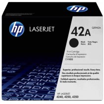 Картридж тонерний HP 42A для LJ 4250/4350 10000 копій Black (Q5942A)