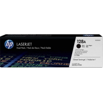 Картридж тонерний HP 128A для CLJ CP1525n/CM1415fn 2x2000 копій Black (CE320AD) подвійна упаковка