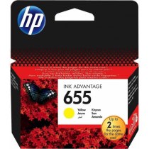 Картридж HP для DJ Ink Advantage 3525/4615/4625 HP 655 Yellow (CZ112AE)