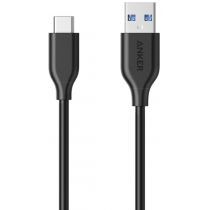 Кабель ANKER Powerline USB-C to USB-A 3.0 - 0.9м V3 (Black)