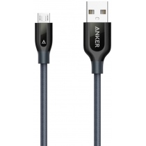 Кабель ANKER Powerline+ Micro USB - 0.9м V3 (Сірий)