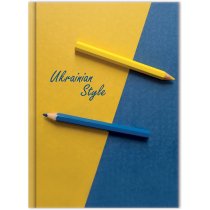 Блокнот "Орнамент", А4, тверда обкл., 96 арк., кліт.