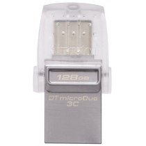 Флеш-память 128Gb KINGSTON USB Type-C,USB 3.1, серый