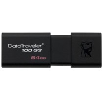 Флеш-память 64Gb KINGSTON USB 3.0, черный