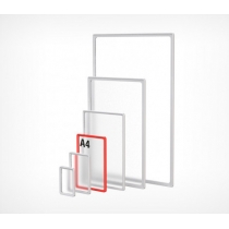 Пластикова рамка для плакатів і рекламних вставок , А4, колір Білий, 10 шт., EPS