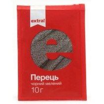 Перець чорний Extra! мелений 10г