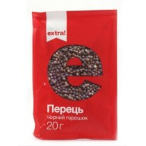 Перець чорний Extra! горошок 20г