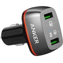 Автомобільний зарядний пристрій Anker PowerDrive+ 2 With Quick Charge 3.0 V3 Black