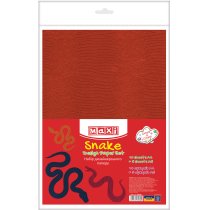 Набір дизайнерського паперу "Змія" А4(21x29,7 см), 120г/м2, 10арк, односторонній+5 арк А5 (21х14,8 с
