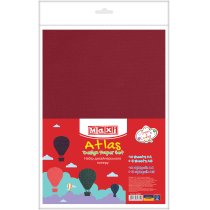 Набір дизайнерського паперу "Атлас" А4(21x29,7 см), 120г/м2, 10арк, односторонній+5 арк А5 (21х14,8