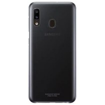 Чохол для смартф. SAMSUNG A20/EF-AA205CBEGRU - Gradation Cover (Black)