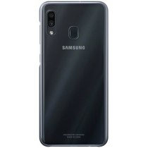 Чохол для смартф. SAMSUNG A30/EF-AA305CBEGRU - Gradation Cover (Чорний)