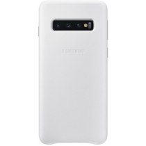 Чохол для смартф. SAMSUNG S10/EF-VG973LWEGRU - Leather Cover (Білий)