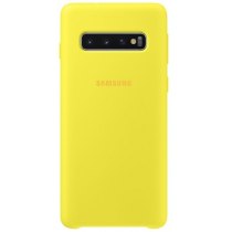 Чохол для смартф. SAMSUNG S10/EF-PG973TYEGRU - Silicone Cover (Жовтий)