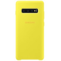 Чохол для смартф. SAMSUNG S10+/EF-PG975TYEGRU - Silicone Cover (Жовтий)