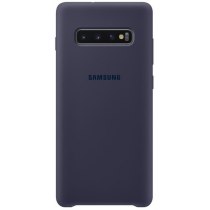 Чохол для смартф. SAMSUNG S10+/EF-PG975TNEGRU - Silicone Cover (Синій)