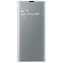 Чохол для смартф. SAMSUNG S10+/EF-ZG975CWEGRU - Clear View Cover (Білий)