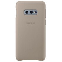 Чохол для смартф. SAMSUNG S10e/EF-VG970LJEGRU - Leather Cover (Сірий)