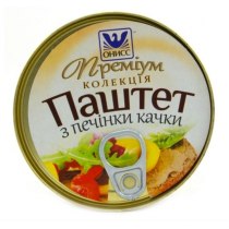 Паштет Онисс из печени утки, 175г