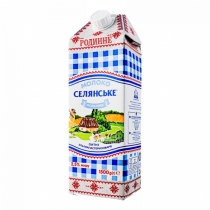 Молоко "Селянське" , Родинне 1500 г 2,5 % жирність