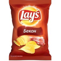 Чіпси Lay's зі смаком бекону, 30 гр