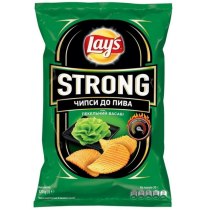 Чіпси Lay's Strong зі смаком пекельний васабі, 120 гр