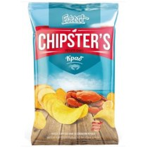 Чипсы Flint Chipster's натуральные со вкусом краба, 130 гр