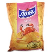 Чипсы Люкс краб, 133 гр
