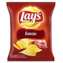 Чіпси Lay's зі смаком бекону, 71 гр