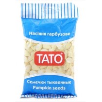 Семечки тыквенные Тато жареные несоленые 100г