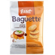 Сухарики Flint Baguette смак грибів в вершк соусі, 60г