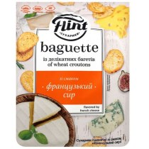 Сухарики Flint Baguette пшен смак французький сир, 110г