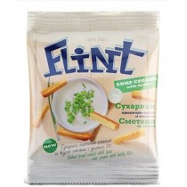 Сухарики Flint зі сметаною та зеленью, 70г