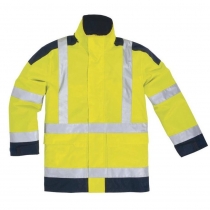 Куртка утеплена EASYVIEW флуоресцентна жовтий/синій,  р.S (44-46), зріст 156-164