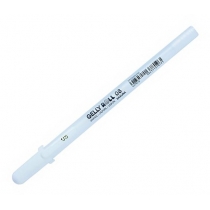Ручка гелева, Біла 08 MEDIUM (лінія 0.4mm), Gelly Roll Basic, Sakura